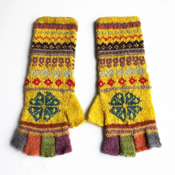Andean Iconography Mittens No. 01