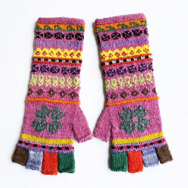 Andean Iconography Mittens No. 03