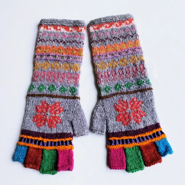 Andean Iconography Mittens No. 04