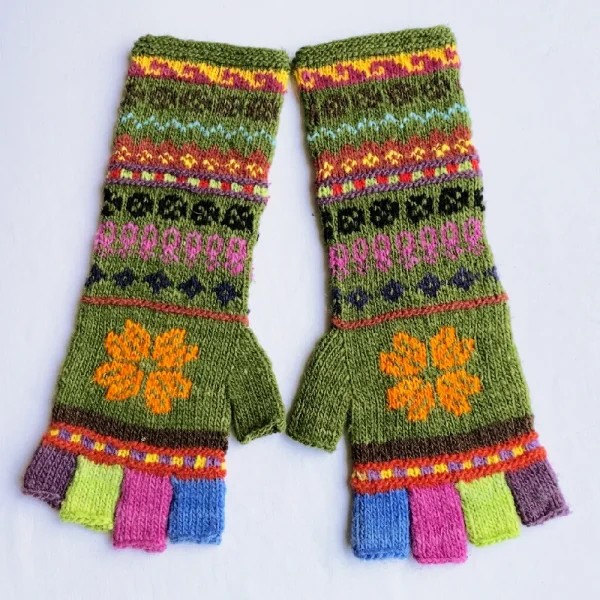 Andean Iconography Mittens No. 06