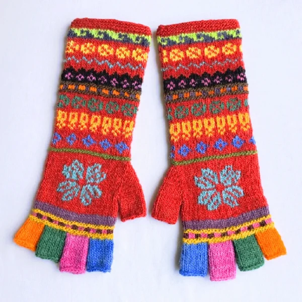 Andean Iconography Mittens No. 07