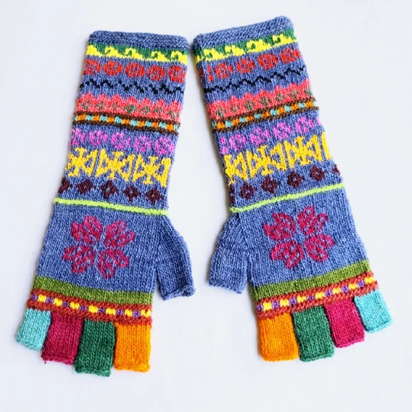 Andean Iconography Mittens No. 08