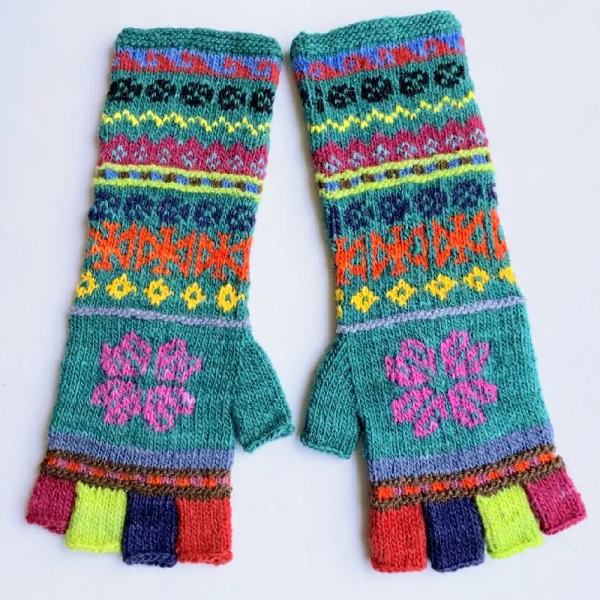 Andean Iconography Mittens No. 09
