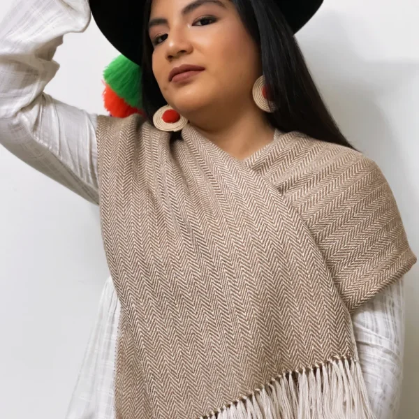 Pachacamac II Handwoven Shawl