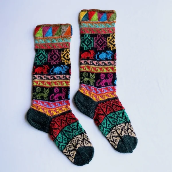 Andean Iconography Socks No. 02