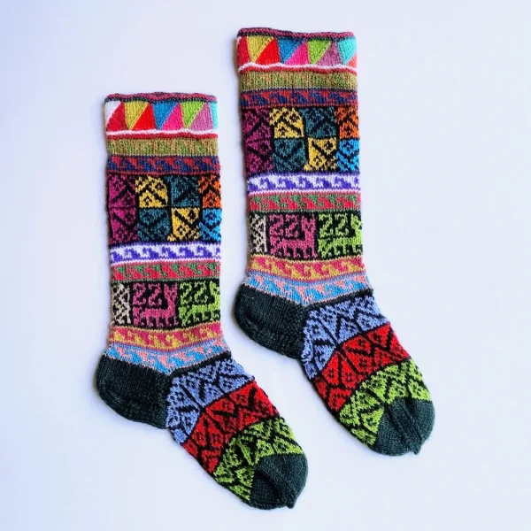 Andean Iconography Socks No. 04